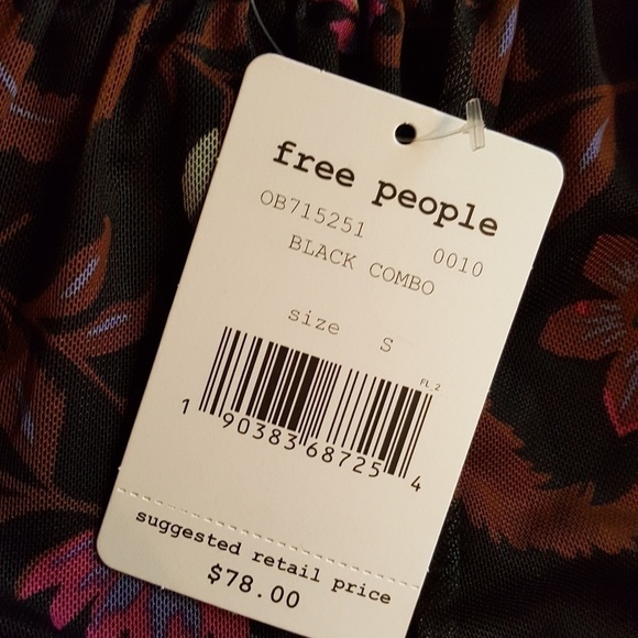 Free PEOPLE colorful top - Picture 2 of 10